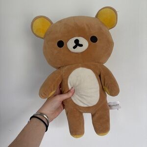 Brown rilakkuma 15” plushie.